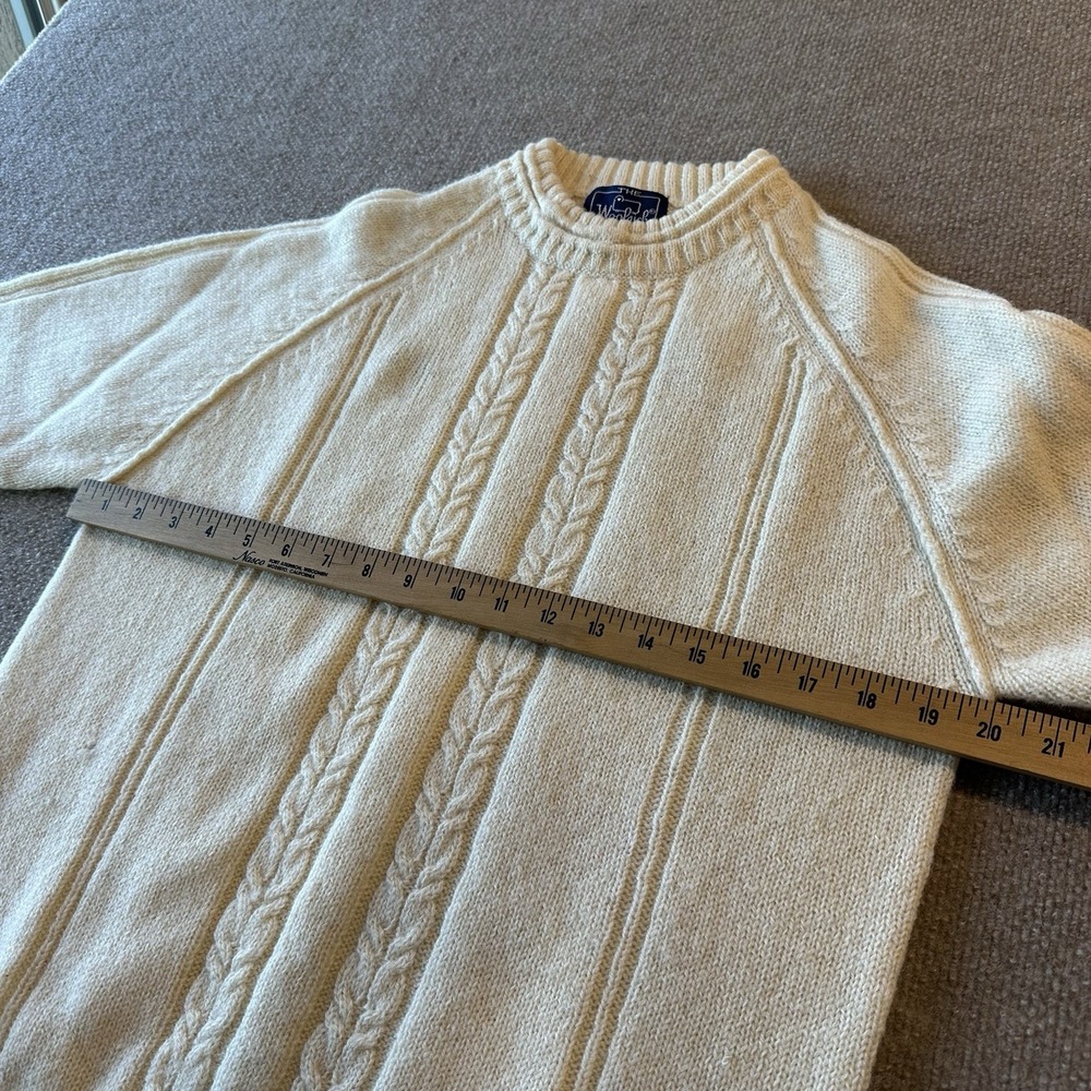 The Woolrich Womans White Size Large Sweater 100% Wool - Picture 9 of 9